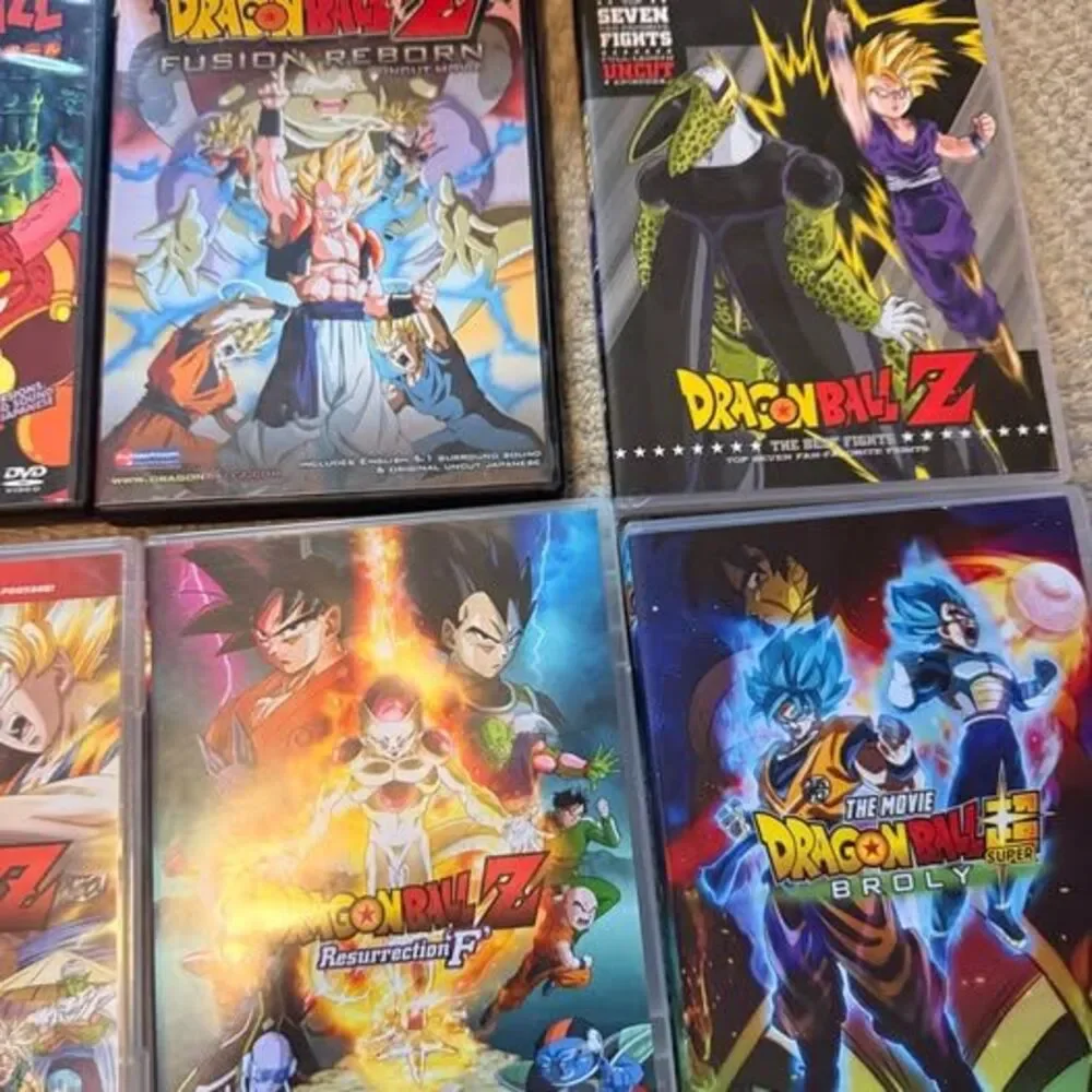 Dragon Ball / Dragon Ball Z / Dragon Ball GT / Naruto Anime movie lot
